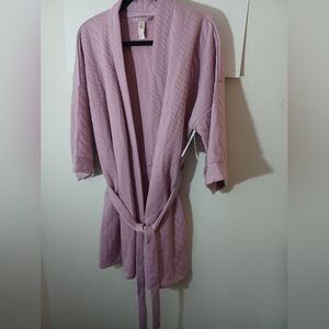 Jessica Simpson Pink Short Bathrobe New With Tags Size Meduim